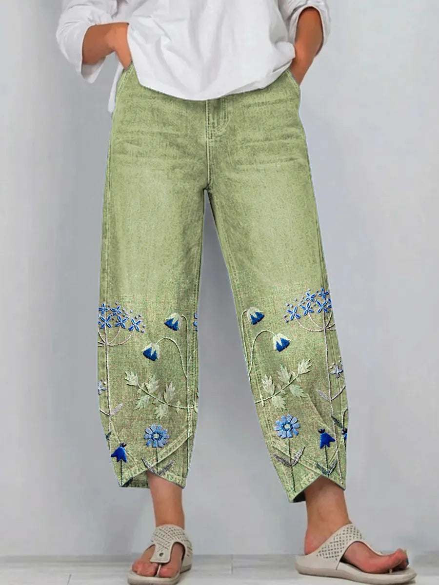Aven broek Groen
