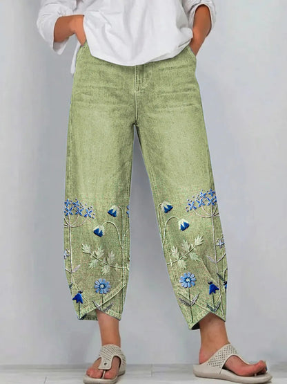 Aven broek Groen