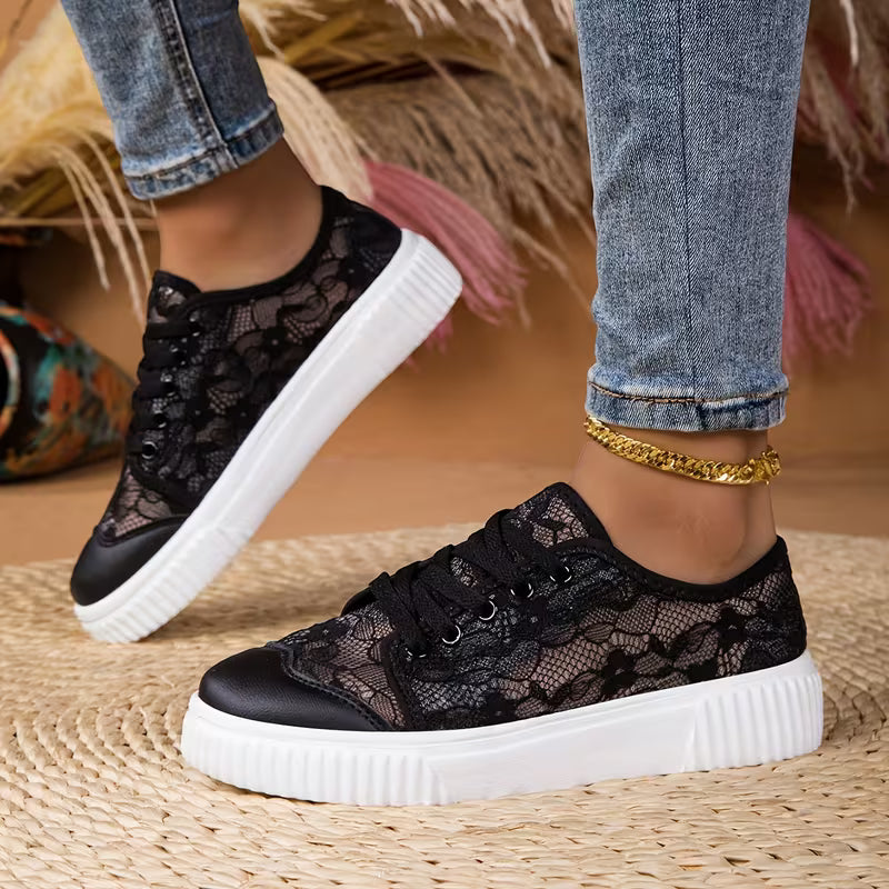 Camille | Floral Comfort Sneakers