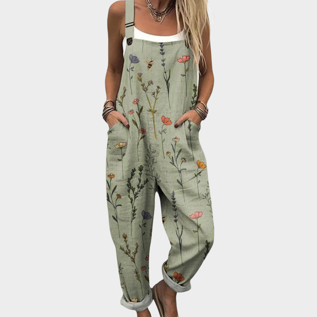 Yvonne | Jumpsuit met Bloemenprint
