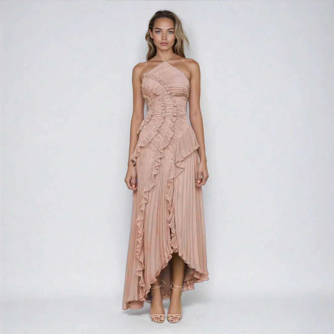 Serelina maxi jurk Roze