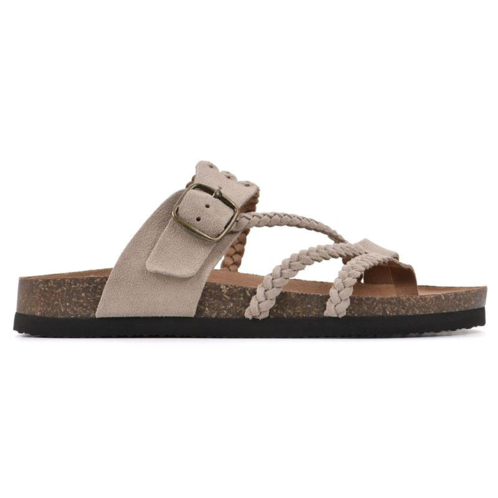 Jose | Gevlochten Kurksandalen