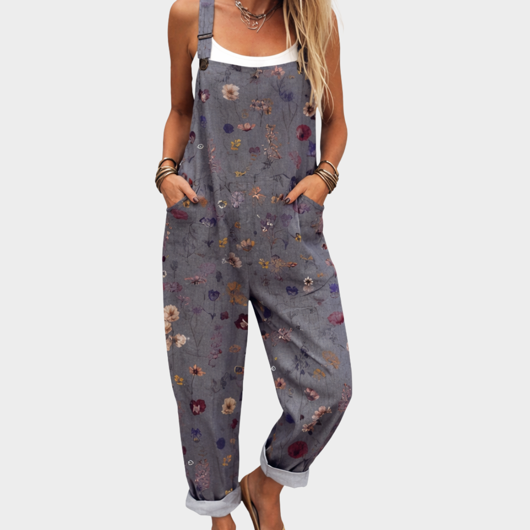 Yvonne | Jumpsuit met Bloemenprint