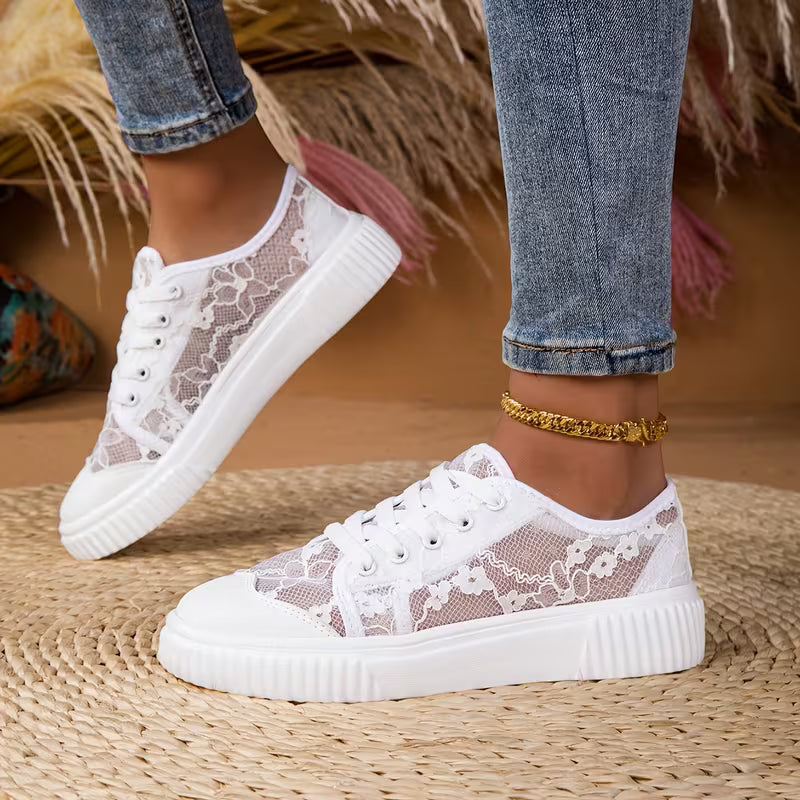 Camille | Floral Comfort Sneakers