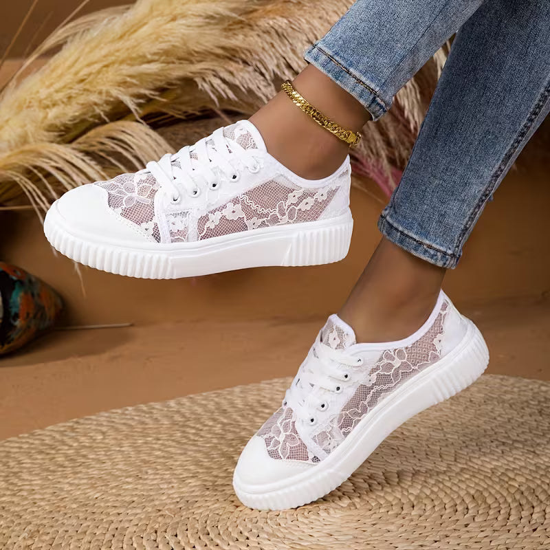 Camille | Floral Comfort Sneakers