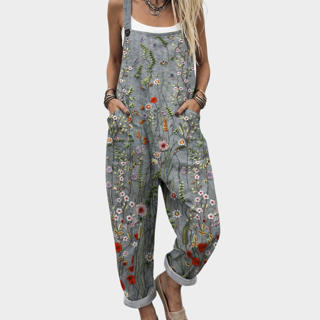 Yvonne | Jumpsuit met Bloemenprint