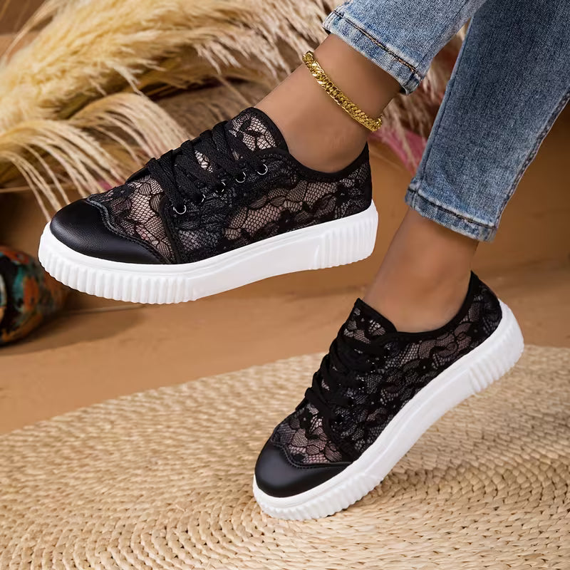 Camille | Floral Comfort Sneakers