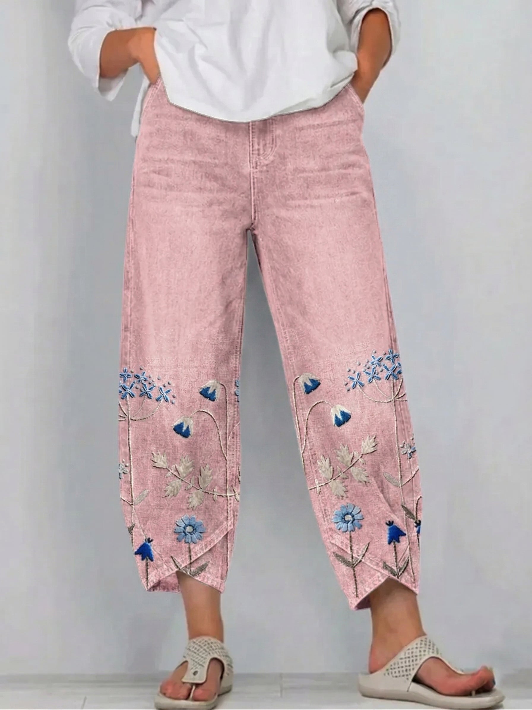 Aven broek Roze