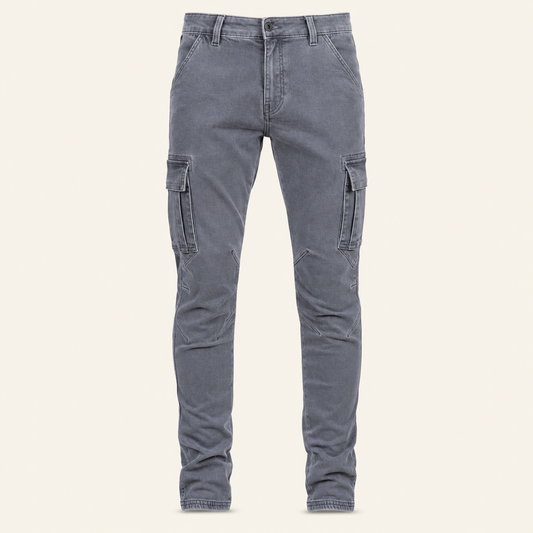 ENZO Modern Cargo Denim in Grijs - premium herenjeans De Heerenzaak