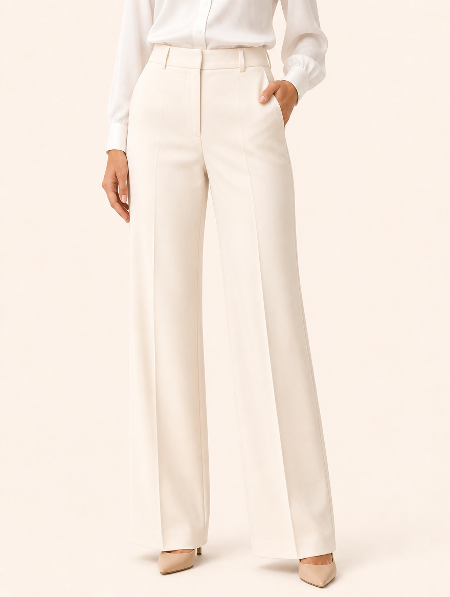 ÉMILIE pantalon crème