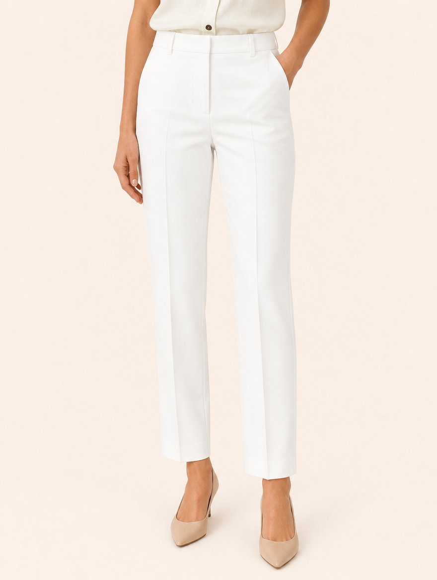 BLANCHE tailored broek wit