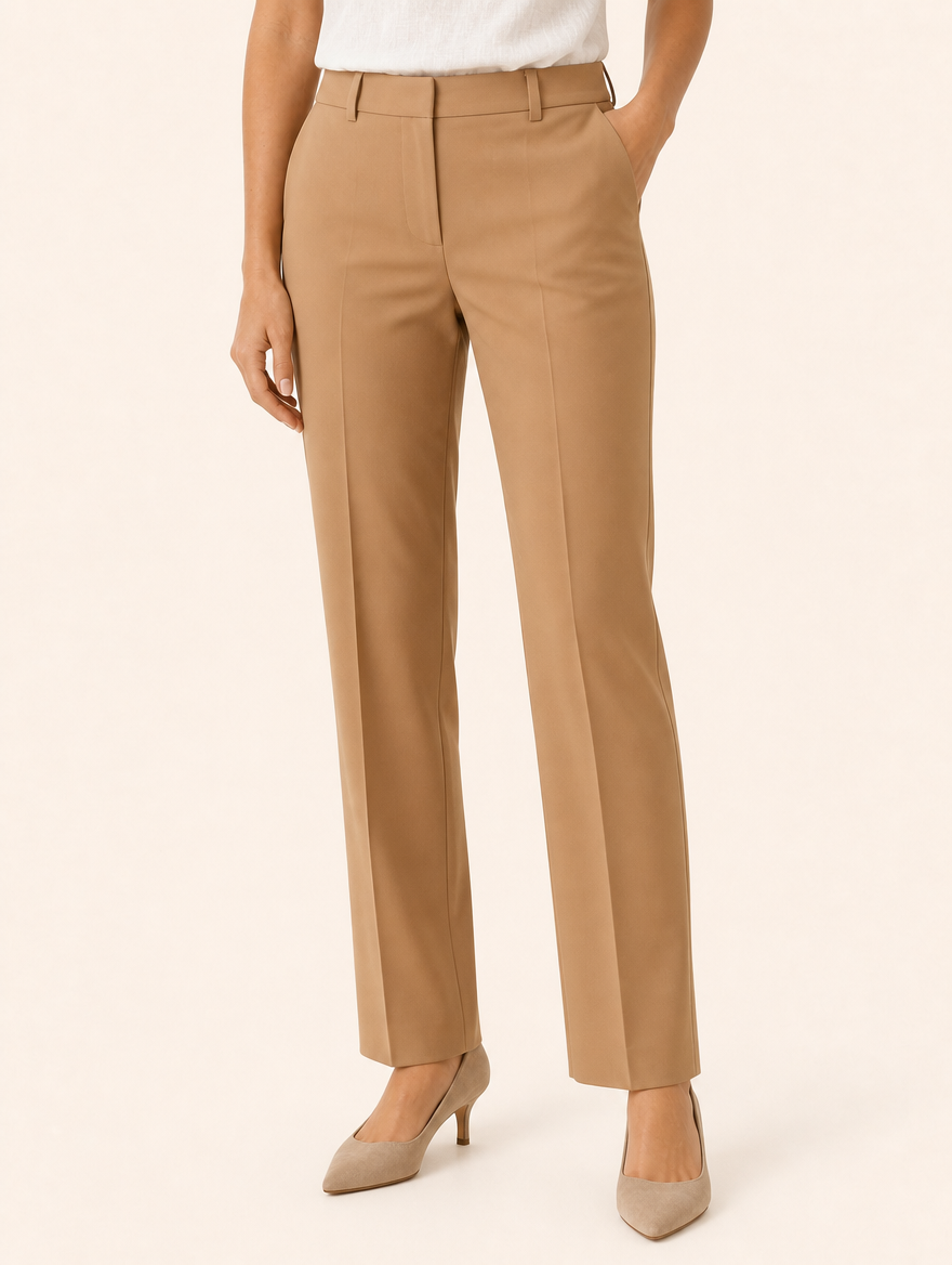 BLANCHE tailored broek camel