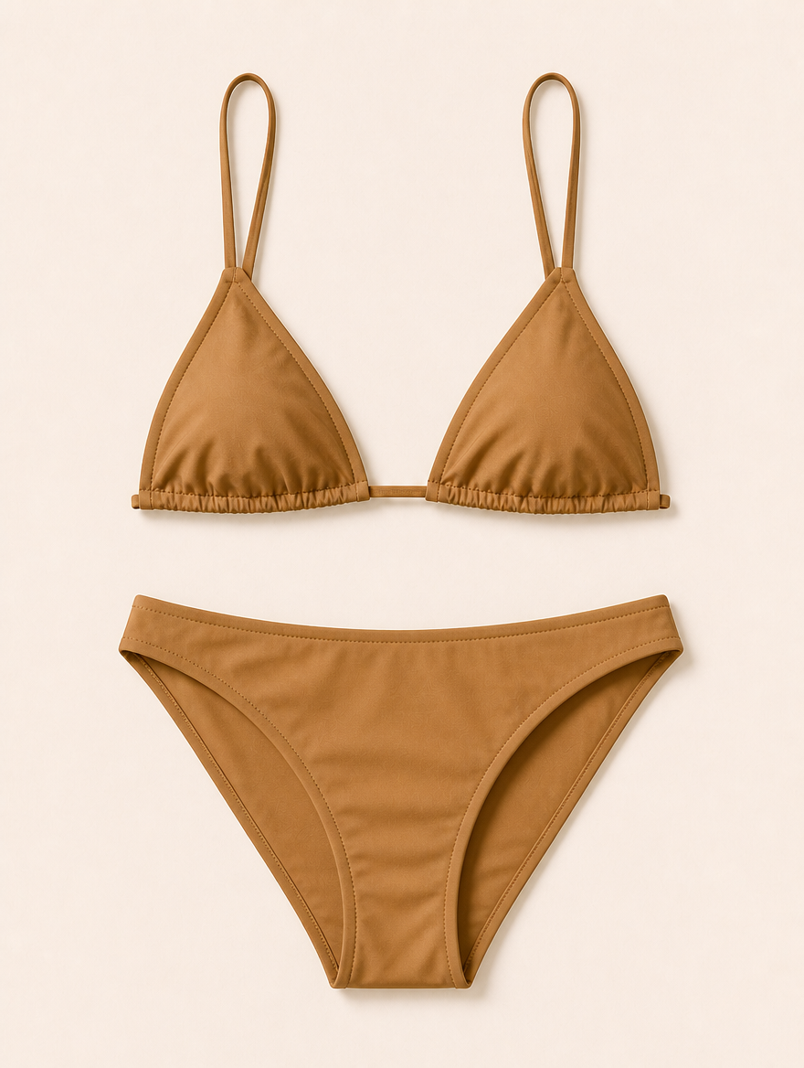 GIULIA bikini camel
