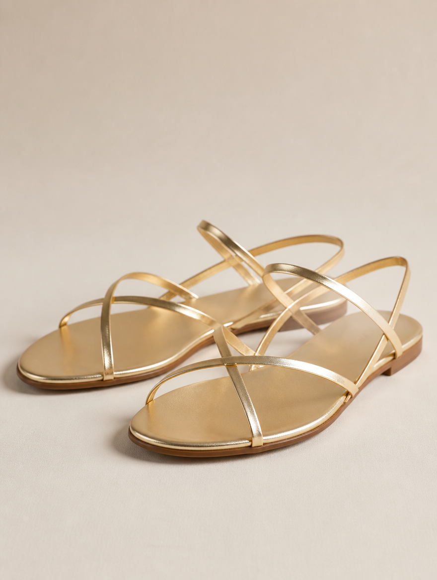 ADRIENNE Sandalen Goud