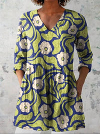 Sofie | Romantisch Bloemen V-Hals Shirt