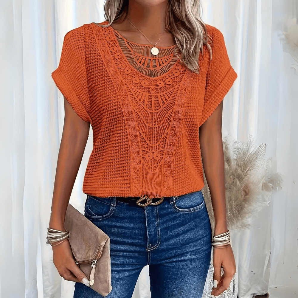 CLARA | Gehaakte Bohème Top | 1+1 GRATIS